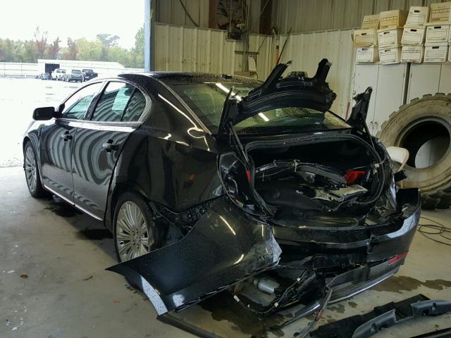 1LNHL9DK3DG614298 - 2013 LINCOLN MKS BLACK photo 3