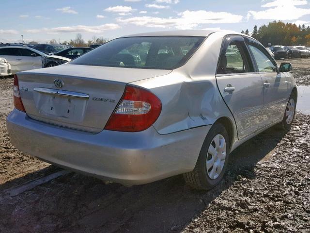 4T1BE32K94U814362 - 2004 TOYOTA CAMRY LE  photo 4