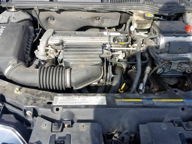 1G8AL52F14Z117799 - 2004 SATURN ION LEVEL BLACK photo 7