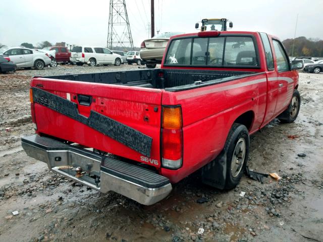 1N6HD16S3RC318497 - 1994 NISSAN TRUCK KING RED photo 4