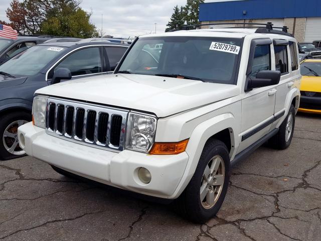1J8HH48K17C599128 - 2007 JEEP COMMANDER თეთრი ფოტო 2