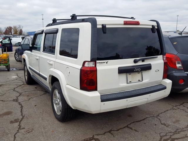 1J8HH48K17C599128 - 2007 JEEP COMMANDER თეთრი ფოტო 3