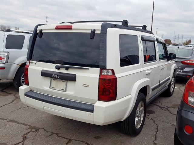 1J8HH48K17C599128 - 2007 JEEP COMMANDER თეთრი ფოტო 4