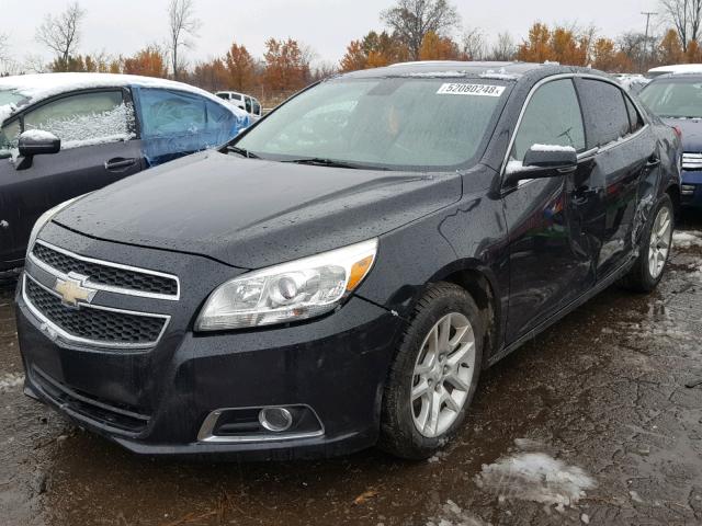 1G11F5RR8DF121792 - 2013 CHEVROLET MALIBU 2LT BLACK photo 2