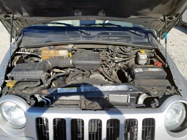 1J4GL38K63W645230 - 2003 JEEP LIBERTY RE SILVER photo 7