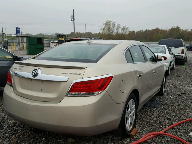 1G4GA5EC9BF309893 - 2011 BUICK LACROSSE C BEIGE photo 4