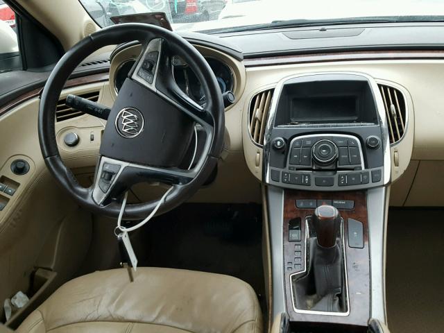 1G4GA5EC9BF309893 - 2011 BUICK LACROSSE C BEIGE photo 9