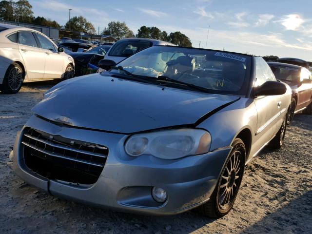 1C3EL55R46N284766 - 2006 CHRYSLER SEBRING TO SILVER photo 2