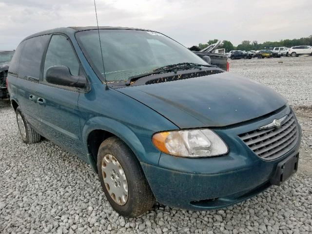 1C4GJ45382B598321 - 2002 CHRYSLER VOYAGER LX GREEN photo 1