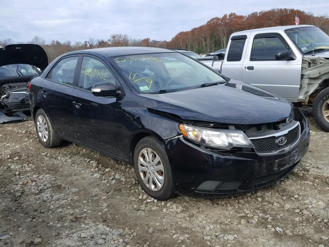 KNAFU4A24A5263955 - 2010 KIA FORTE EX BLACK photo 1