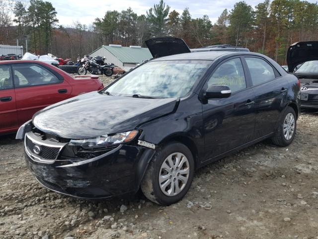 KNAFU4A24A5263955 - 2010 KIA FORTE EX BLACK photo 2