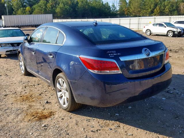 1G4GD5ED6BF250866 - 2011 BUICK LACROSSE C BLUE photo 3