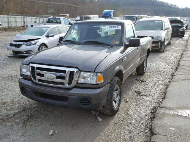 1FTYR10D48PB17732 - 2008 FORD RANGER GRAY photo 2