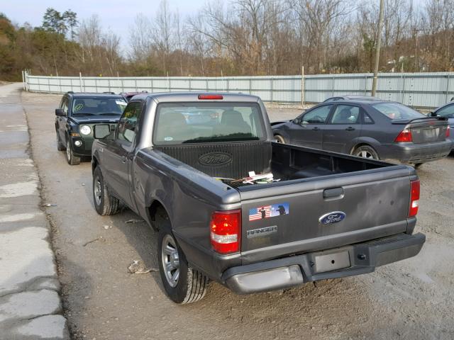 1FTYR10D48PB17732 - 2008 FORD RANGER GRAY photo 3