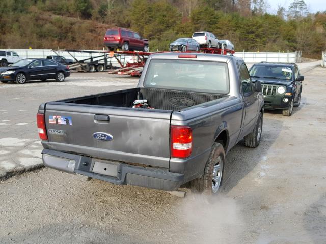 1FTYR10D48PB17732 - 2008 FORD RANGER GRAY photo 4