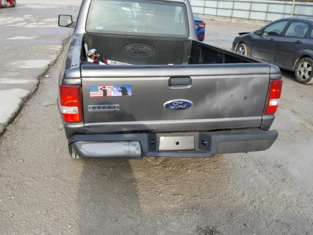 1FTYR10D48PB17732 - 2008 FORD RANGER GRAY photo 9