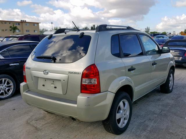 KM8JM12B77U582769 - 2007 HYUNDAI TUCSON GLS SILVER photo 4