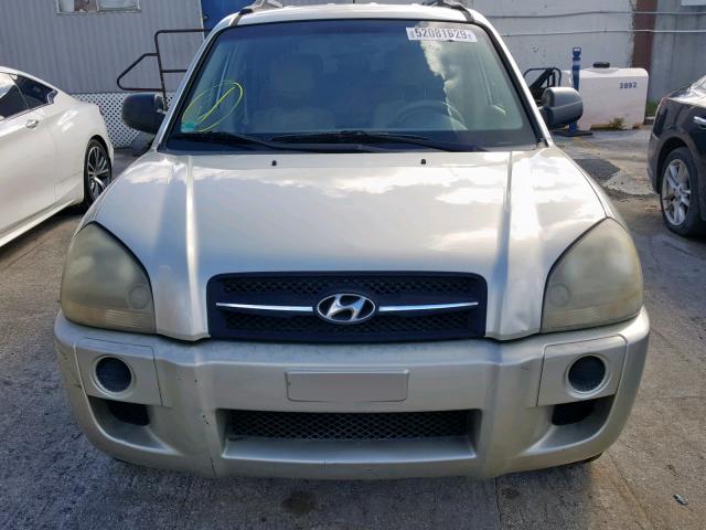 KM8JM12B77U582769 - 2007 HYUNDAI TUCSON GLS SILVER photo 9