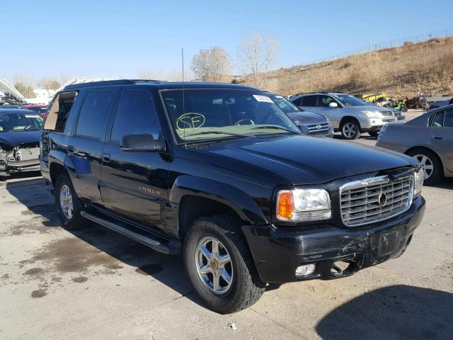 1GYEK13R2YR166814 - 2000 CADILLAC ESCALADE BLACK photo 1