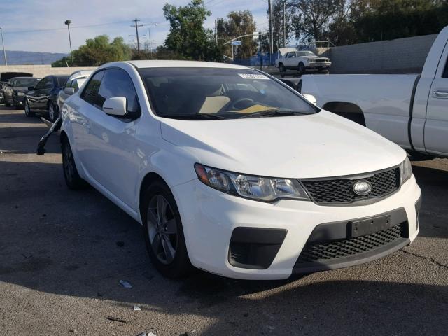 KNAFU6A2XC5623499 - 2012 KIA FORTE EX WHITE photo 1