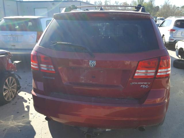 3D4PG6FV1AT134085 - 2010 DODGE JOURNEY R/ RED photo 9