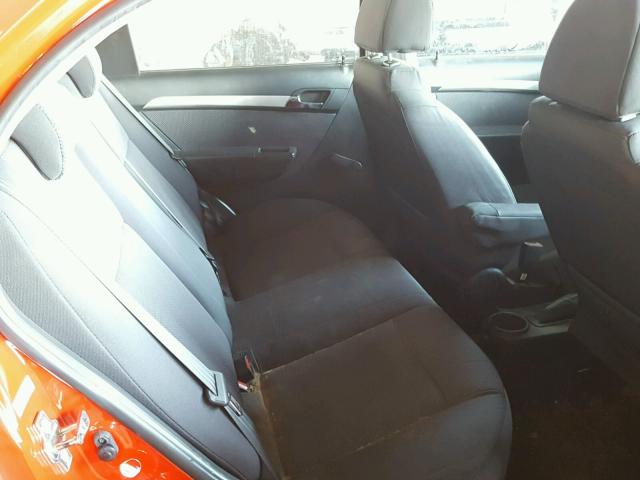 KL1TD5DE5AB126646 - 2010 CHEVROLET AVEO LS RED photo 6