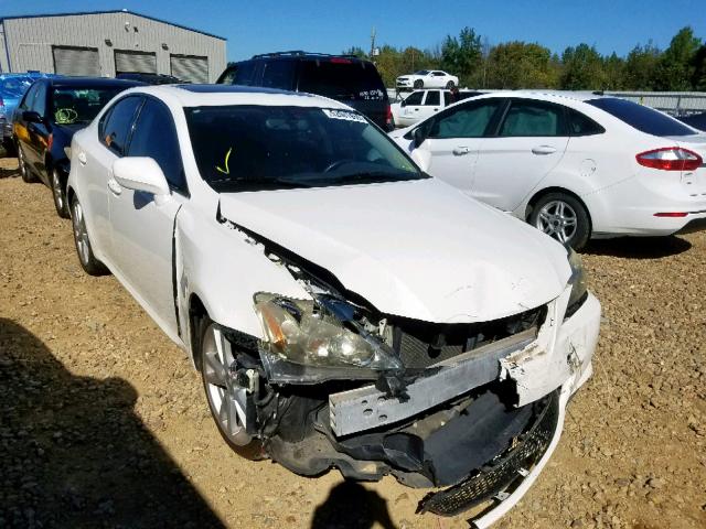 JTHBK262665008086 - 2006 LEXUS IS 250 WHITE photo 1