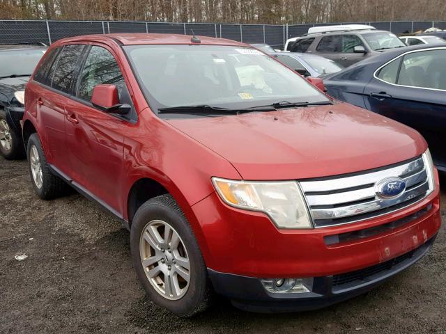 2FMDK48C77BA50951 - 2007 FORD EDGE SEL RED photo 1