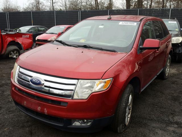 2FMDK48C77BA50951 - 2007 FORD EDGE SEL RED photo 2