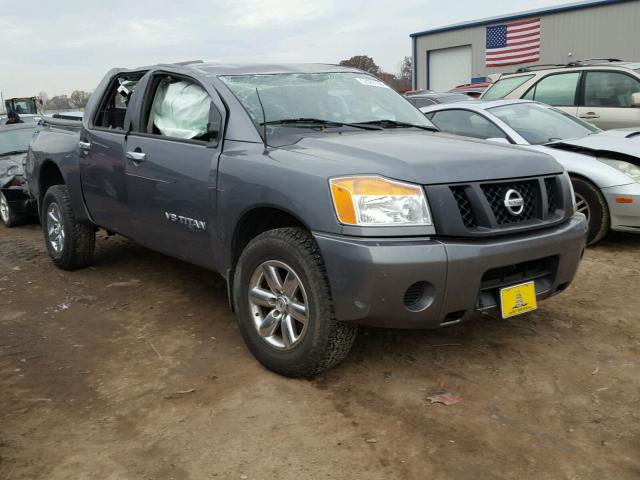 1N6AA0EJ2EN501305 - 2014 NISSAN TITAN S BLACK photo 1