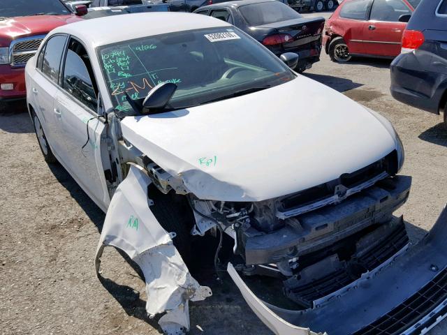 3VW2K7AJ8EM370763 - 2014 VOLKSWAGEN JETTA BASE Սպիտակ լուսանկար 1