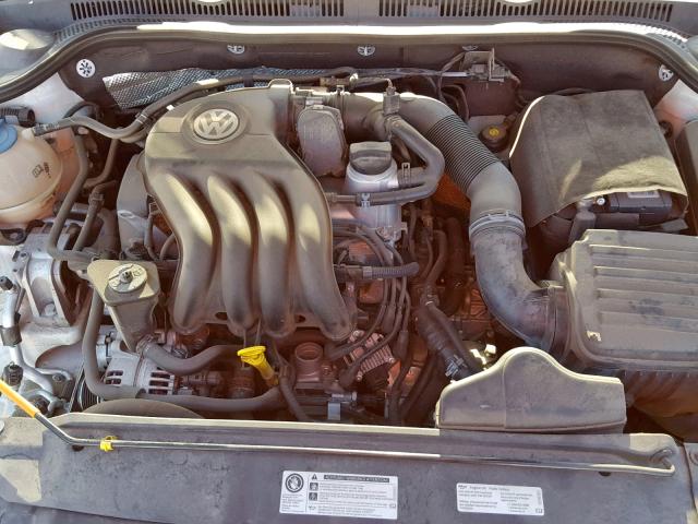 3VW2K7AJ8EM370763 - 2014 VOLKSWAGEN JETTA BASE Սպիտակ լուսանկար 7