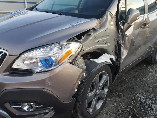 KL4CJBSB9EB583694 - 2014 BUICK ENCORE CON GRAY photo 9