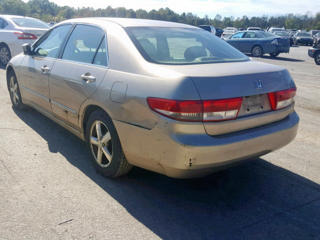 1HGCM56643A056338 - 2003 HONDA ACCORD EX GOLD photo 3