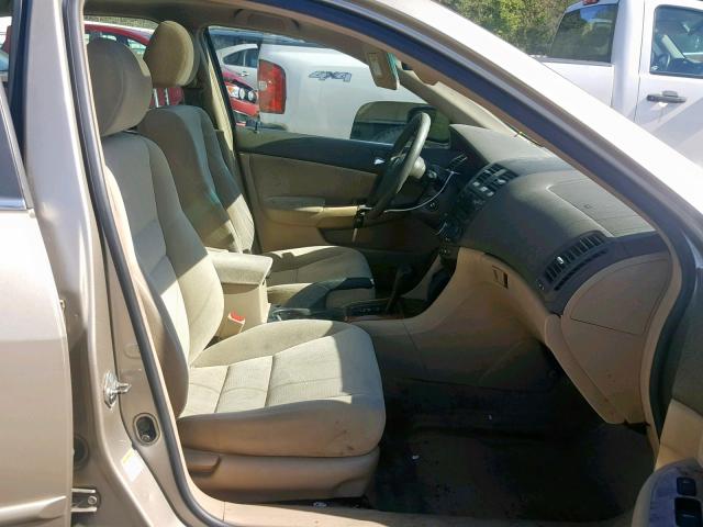 1HGCM56643A056338 - 2003 HONDA ACCORD EX GOLD photo 5