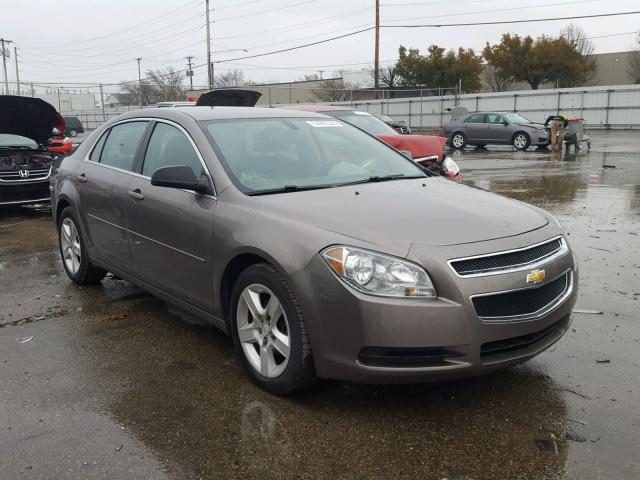 1G1ZA5EU6CF320947 - 2012 CHEVROLET MALIBU LS 棕色 照片 1