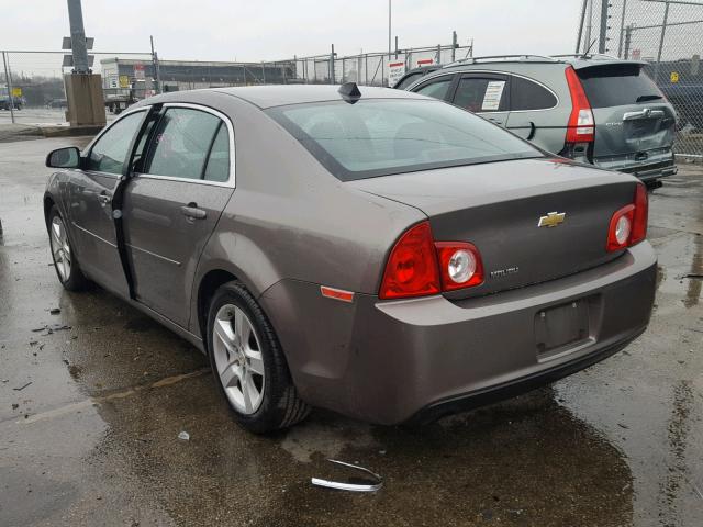 1G1ZA5EU6CF320947 - 2012 CHEVROLET MALIBU LS 棕色 照片 3