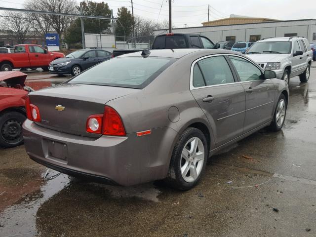 1G1ZA5EU6CF320947 - 2012 CHEVROLET MALIBU LS 棕色 照片 4