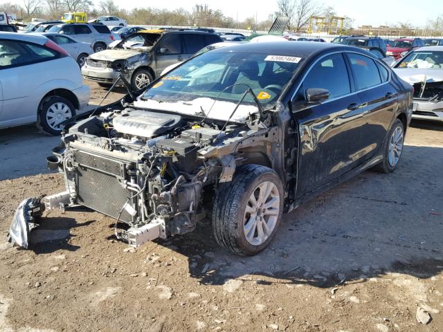 1C3CCCAB0GN161326 - 2016 CHRYSLER 200 LIMITE BLACK photo 2