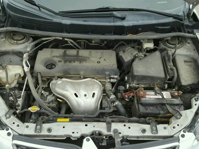 5Y2SM67049Z444268 - 2009 PONTIAC VIBE SILVER photo 7