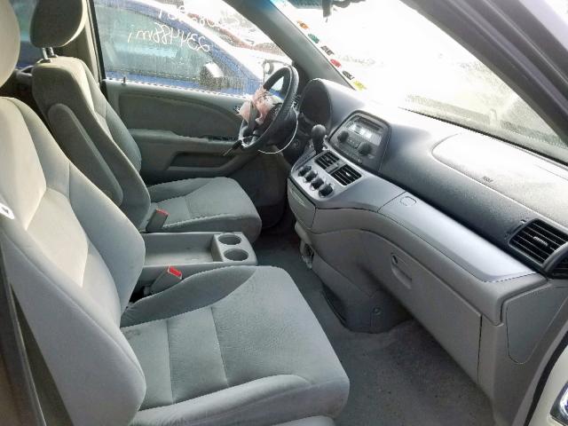 5FNRL38268B001804 - 2008 HONDA ODYSSEY LX GRAY photo 5