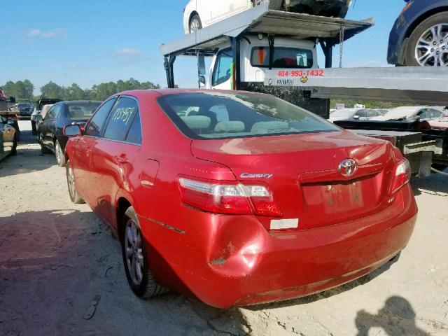 4T1BE46K49U311300 - 2009 TOYOTA CAMRY BASE RED photo 3