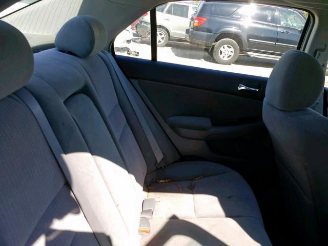 1HGCM56374A124266 - 2004 HONDA ACCORD LX BLUE photo 6