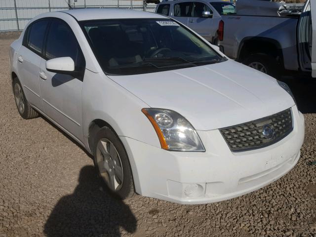 3N1AB61E07L665847 - 2007 NISSAN SENTRA 2.0 WHITE photo 1