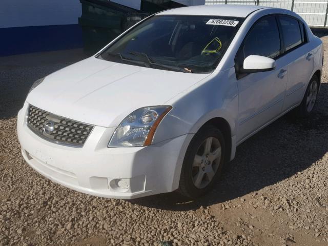 3N1AB61E07L665847 - 2007 NISSAN SENTRA 2.0 WHITE photo 2