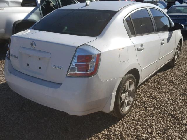 3N1AB61E07L665847 - 2007 NISSAN SENTRA 2.0 WHITE photo 4