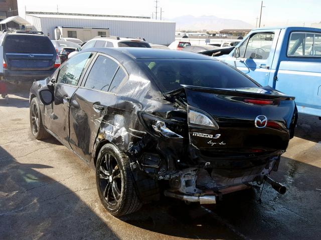 JM1BL1W59C1504201 - 2012 MAZDA 3 S BLACK photo 3