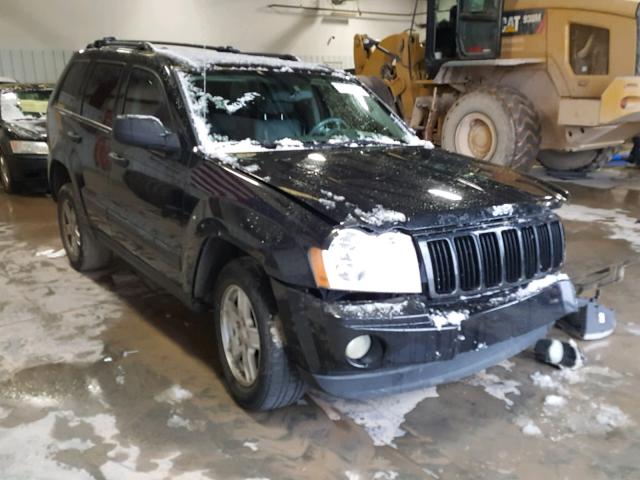 1J4HS48N75C569125 - 2005 JEEP GRAND CHER BLACK photo 1