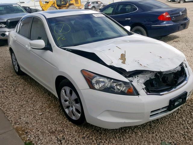 1HGCP2F88AA140585 - 2010 HONDA ACCORD EXL WHITE photo 1