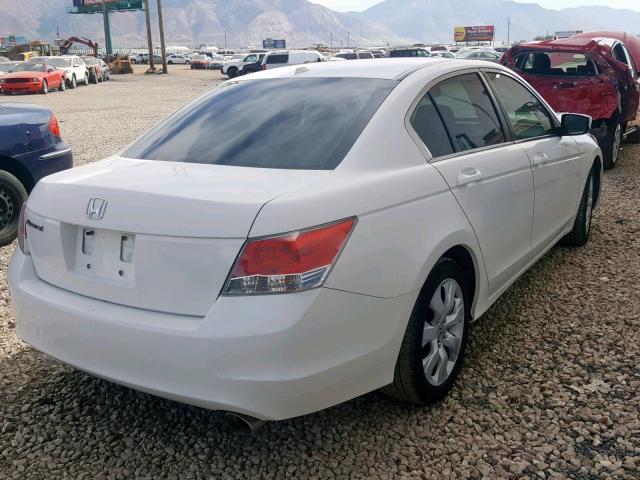 1HGCP2F88AA140585 - 2010 HONDA ACCORD EXL WHITE photo 4